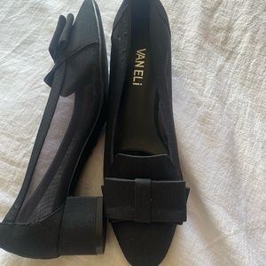 Van Eli Designer Black/ Mesh heels
